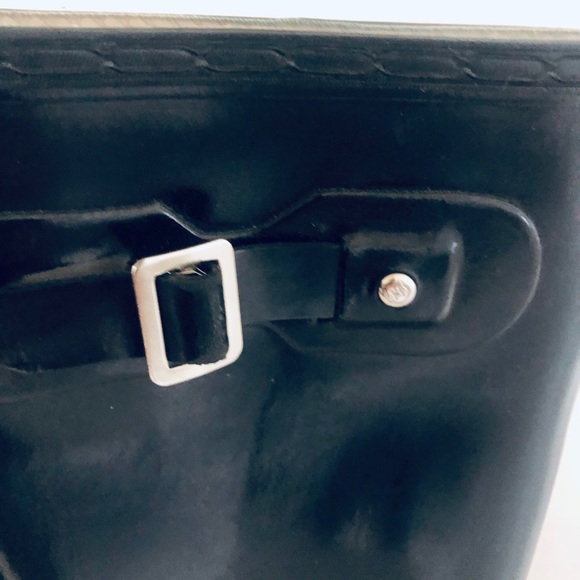 Hunter Womens Black Tain Boots Size 7 - Picture 5 of 8